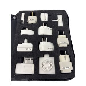 Targus Travel Adapter Kit Universal Power Plug Converter World Pack Case